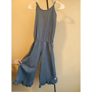 Ruffle Girls Chambray Jumper Girls Size 10